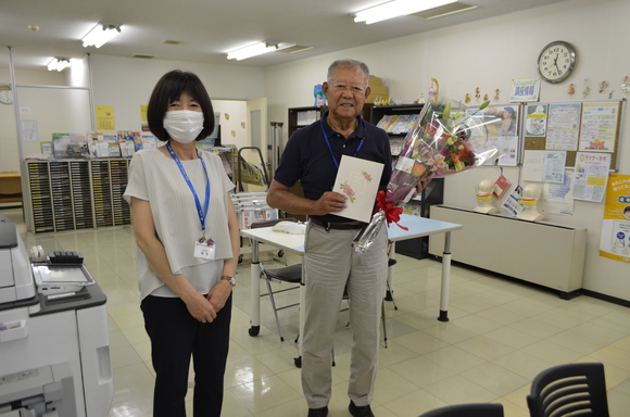 清水さんは2003年から18年間にわたり、福祉有償運送事業のボランティアとしてご尽力いただきました。